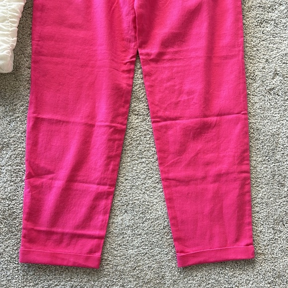 J crew Cotton Linen Blend Drawstring Pants - Picture 8 of 10